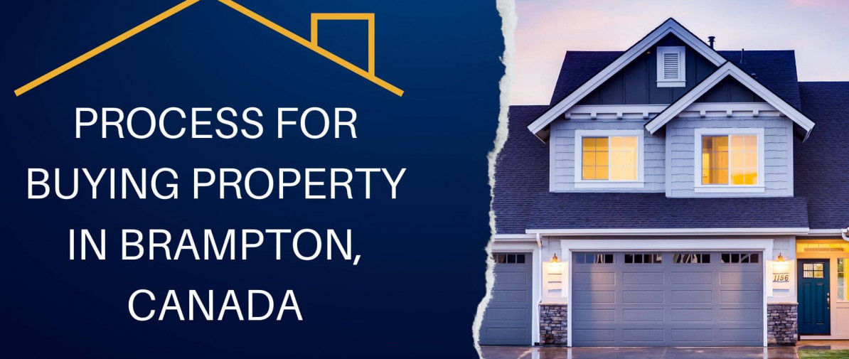 Process for buying property in Brampton, Canada